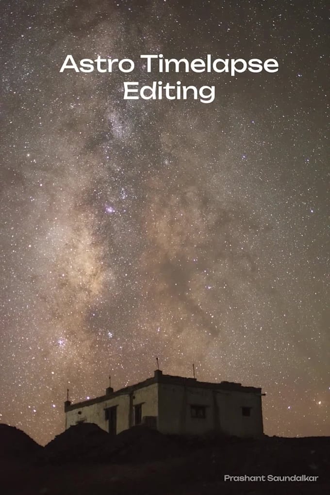 create smooth timelapse video with your milky way photos