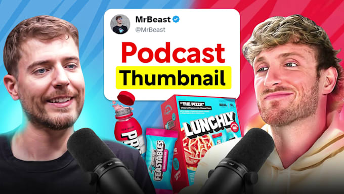 create youtube podcast thumbnail