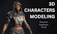 create 3d character modeling for games or animations