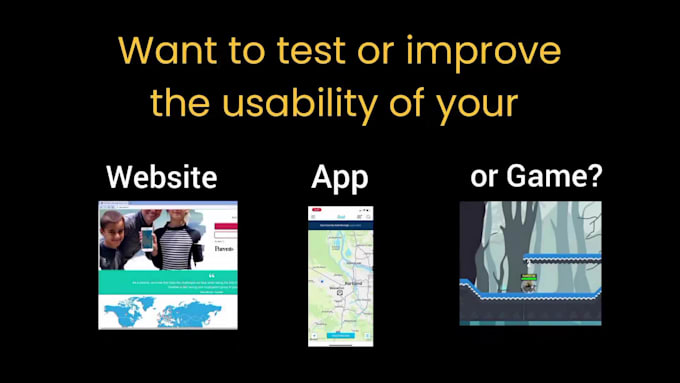 record a UX test and review of your website or app