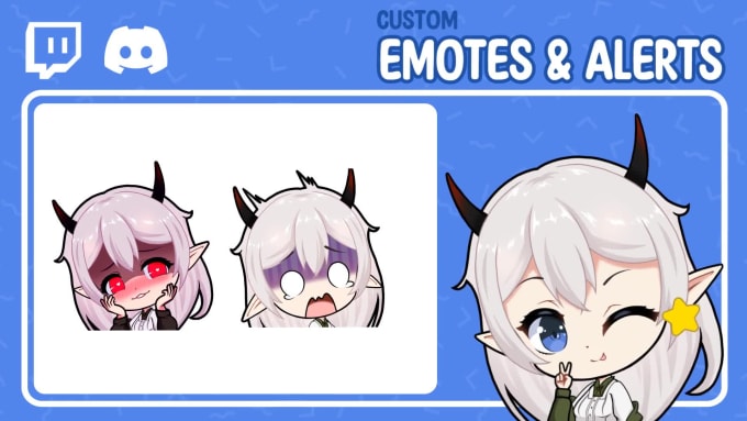 Create custom emotes and alerts for twitch by Blattt | Fiverr