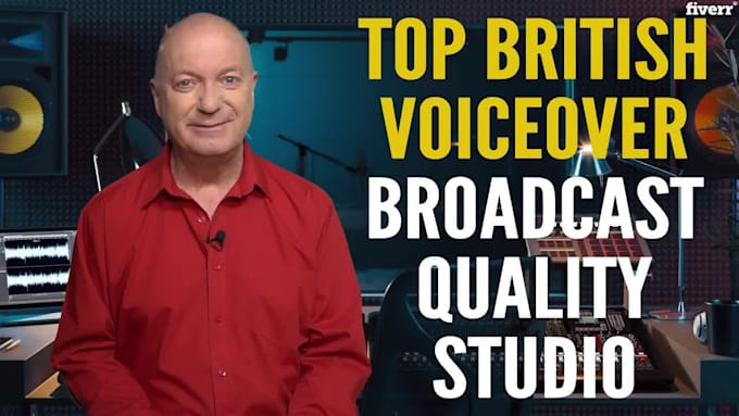 record a british male voice over