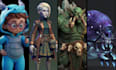 design 3d character modeling for animation, ue, and VR