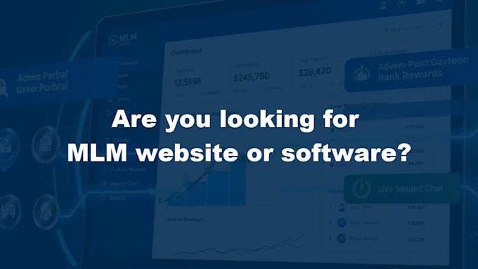 develop any MLM website software for you