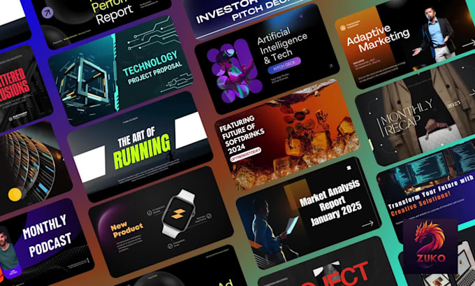 design amazing powerpoint presentations and pitch decks