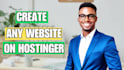 design wordpress website on hostinger godaddy bluehost ionos wix siteground duda