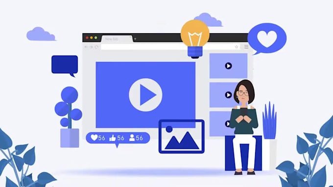 create 2d animated explainer video