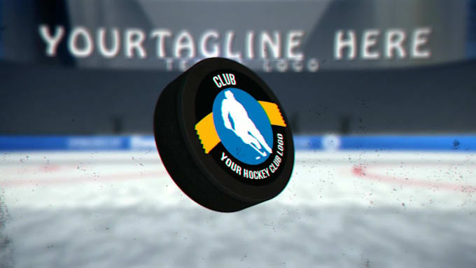 create awesome hockey logo intro or animation