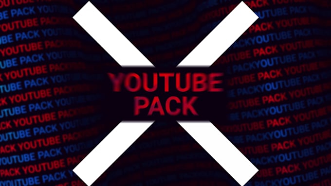 create logo animation and youtube pack