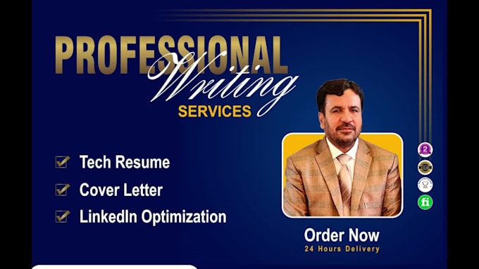 write tech resume, professional resume and cover letter
