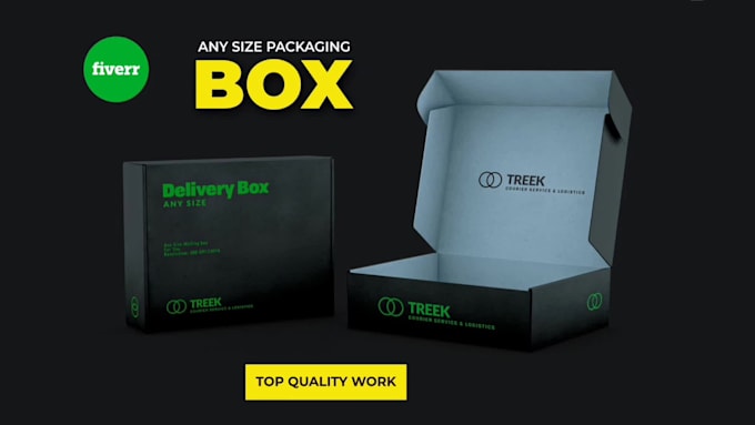 Do product packaging box design in 24 hour by Jamilmohammed1 | Fiverr