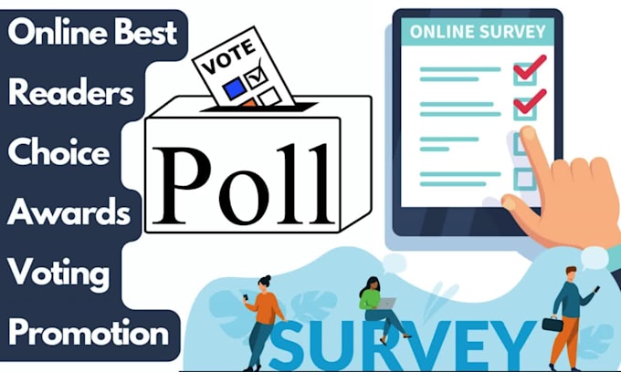 get responses for any online content, survey or polls, reader choice award