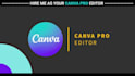 edit and animate any template, social media posts, flyers, ads in canva pro