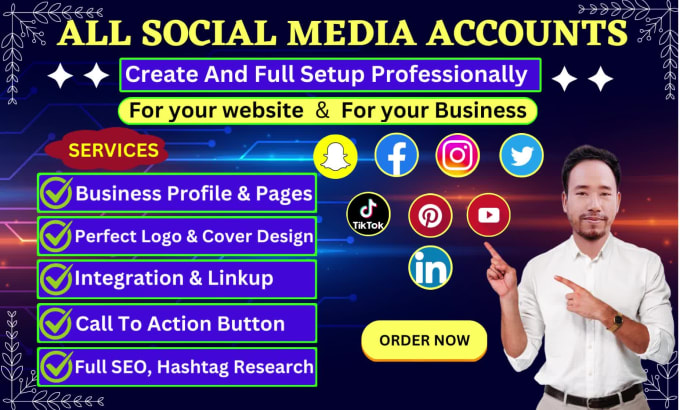 Perfect Set Up And Optimize Your Social Media Accounts By Sozan Service