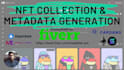 create random nft art variations with metadata and rarities