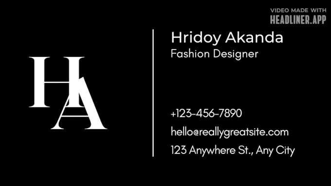 make you a business or visiting card in hours
