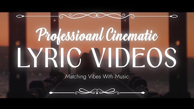 create a cinematic looking lyric video for your song
