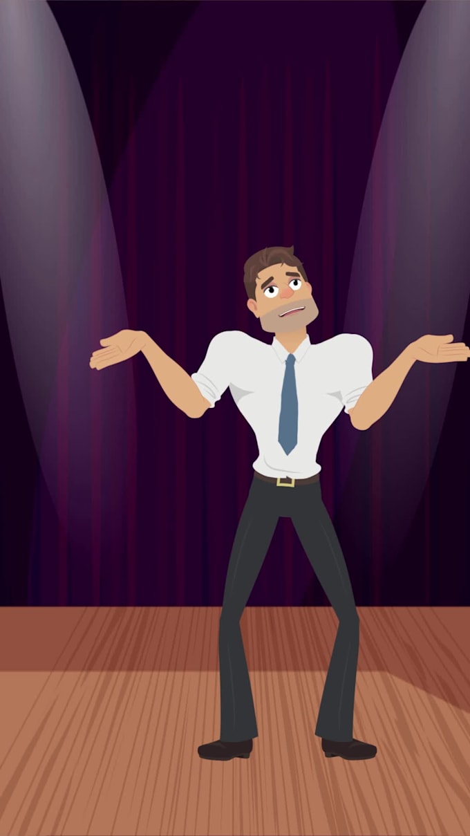 create 2d character animation videos