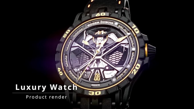 do a cinematic 3d product rendering and animation