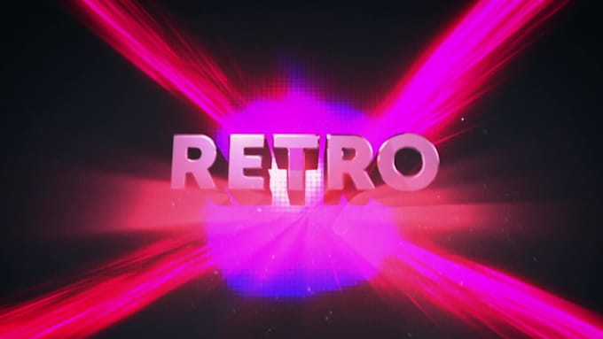 make retro animation video