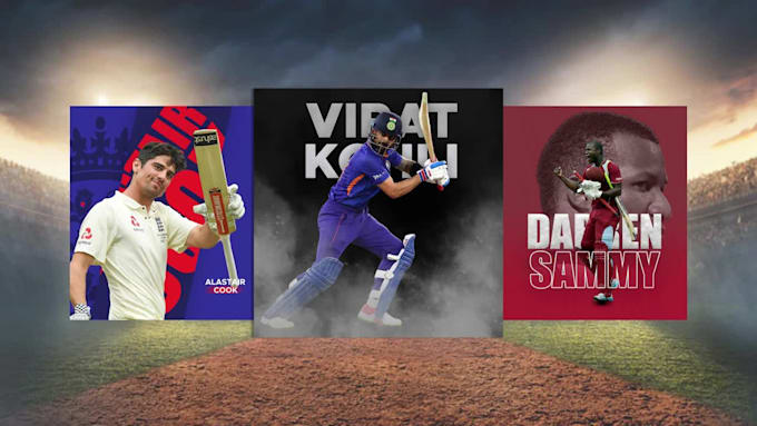 design cricket templates, posters, and flyers