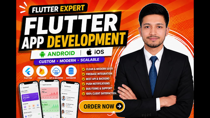do mobile app development, android app ios app development, as flutter developer