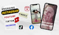 create content for tik tok videos, instagram reels, snapchat, and youtube shorts