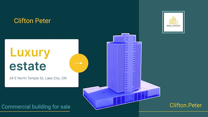 do real estate video with map animation and video editing