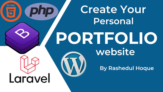 design personal portfolio website, resume website