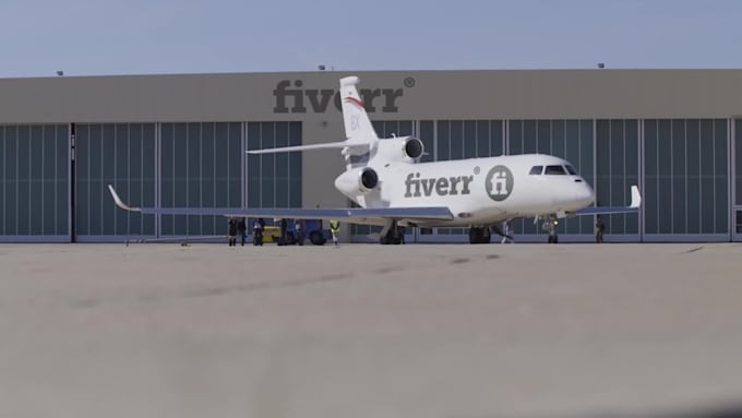 make private air plane video mock up