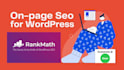do on page SEO for wordpress site using rank math