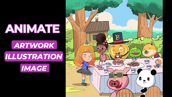 animate your existing artwork or illustration