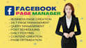 be your facebook page,post creator and manager