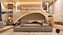 luxury bedroom,  interior design 3d modeling, rendering