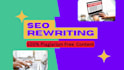 rewrite, paraphrase, rephrase and edit your medical article