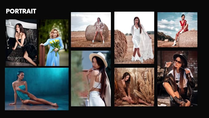 do portrait retouch, headshots, photoshop editing