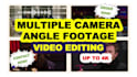 do weekly audio and video editing of multiple camera angle multicam footages