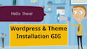 install wordpress template, theme, and setup same like demo