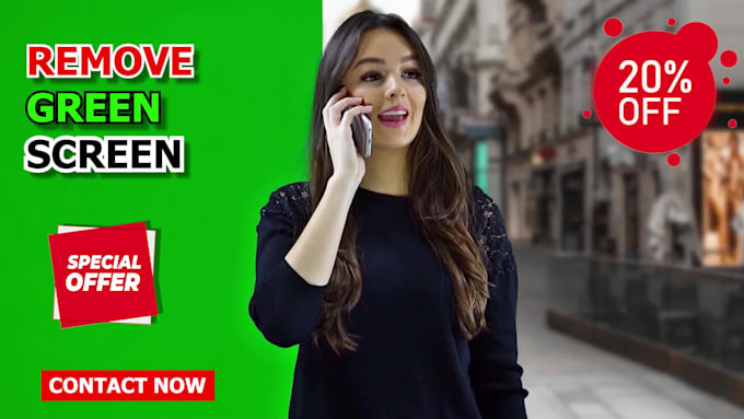 remove green screen, chroma key and replace background
