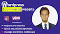build a responsive wordpress ecommerce website using woocommerce and elementor