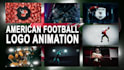 provide american football logo animation