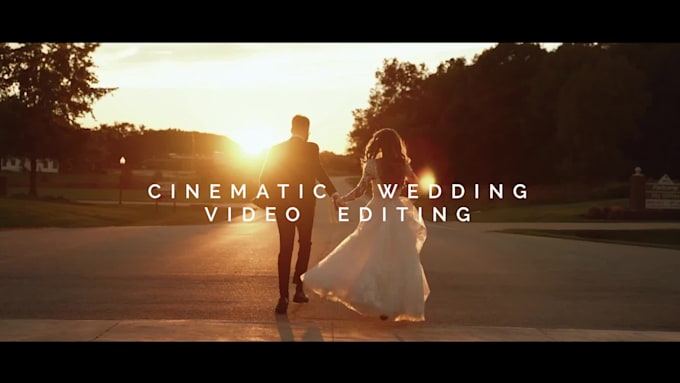 edit wedding videos in cinematic style with color grading