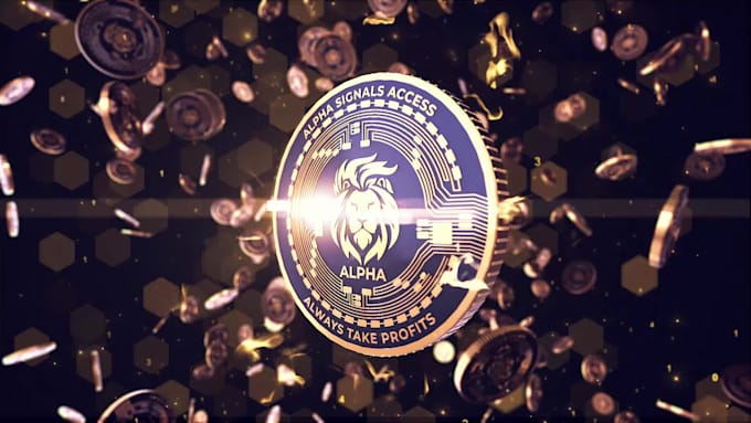 design 3d gold, silver coin animation 4k, crypto token, and bitcoin logo