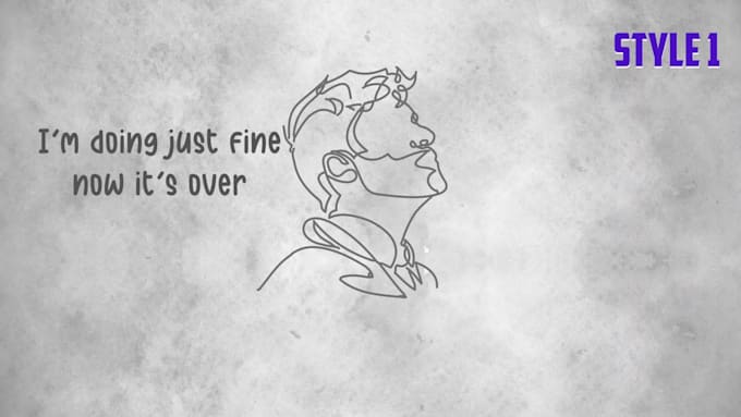 create hand drawn lyric video
