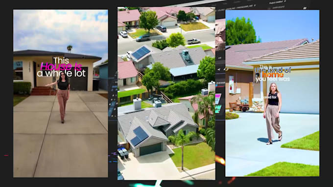 edit trendy real estate reels and premium real estate video editing