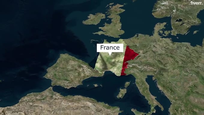 create map animation in a documentary style, vector map, dnd map, 2d 3d map