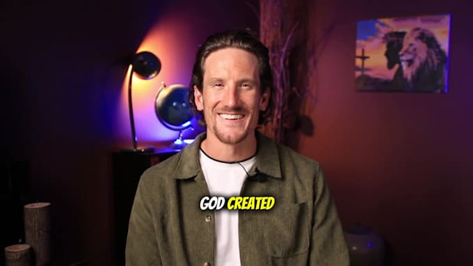 be your male on fire for god faith based ugc content creator
