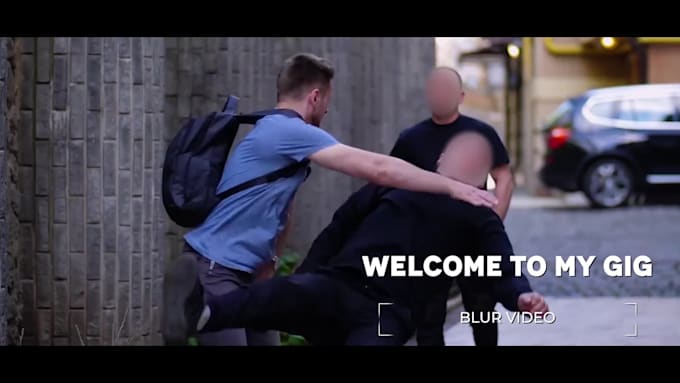blur out faces, numbers, sensitive information in a video