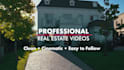 edit real estate promo videos