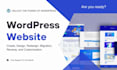 create custom website, design, redesign, wordpress website development